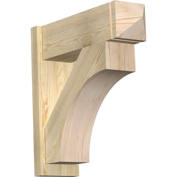 Ekena Millwork Westlake Rough Sawn Arts and Crafts Outlooker, Douglas Fir, 8"W x 26"D x 26"H OUT08X26X26WTL03RDF - main